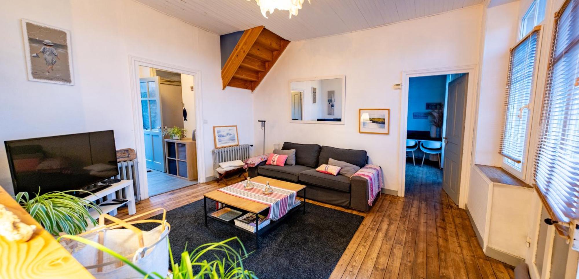 La Maison Aux Volets Bleus A 300M De La Plage Locquirec Exterior foto