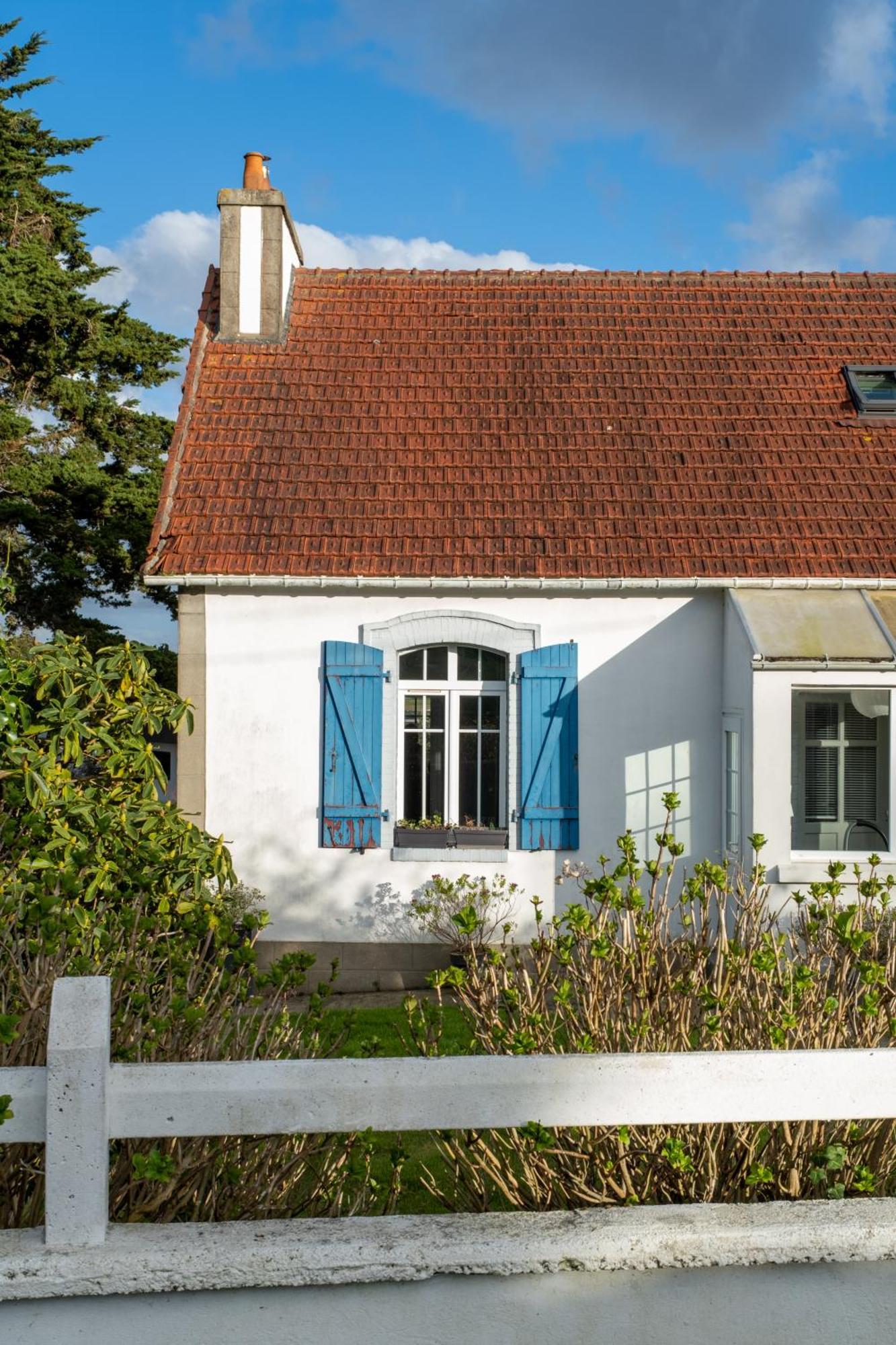 La Maison Aux Volets Bleus A 300M De La Plage Locquirec Exterior foto