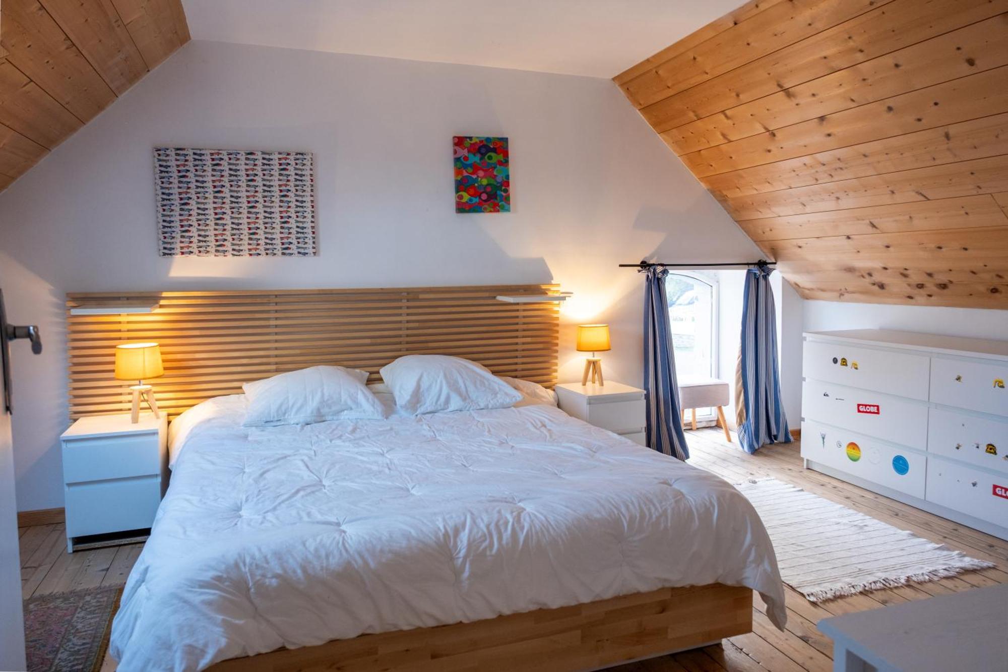 La Maison Aux Volets Bleus A 300M De La Plage Locquirec Exterior foto